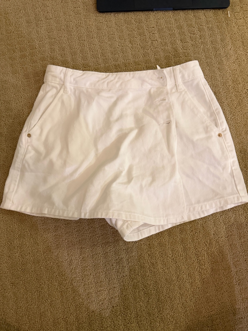 Zara White Women's Skort